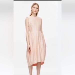 COS Sleeveless Dress with Cocoon Skirt Balloon Skirt Biscuit Cream size 4